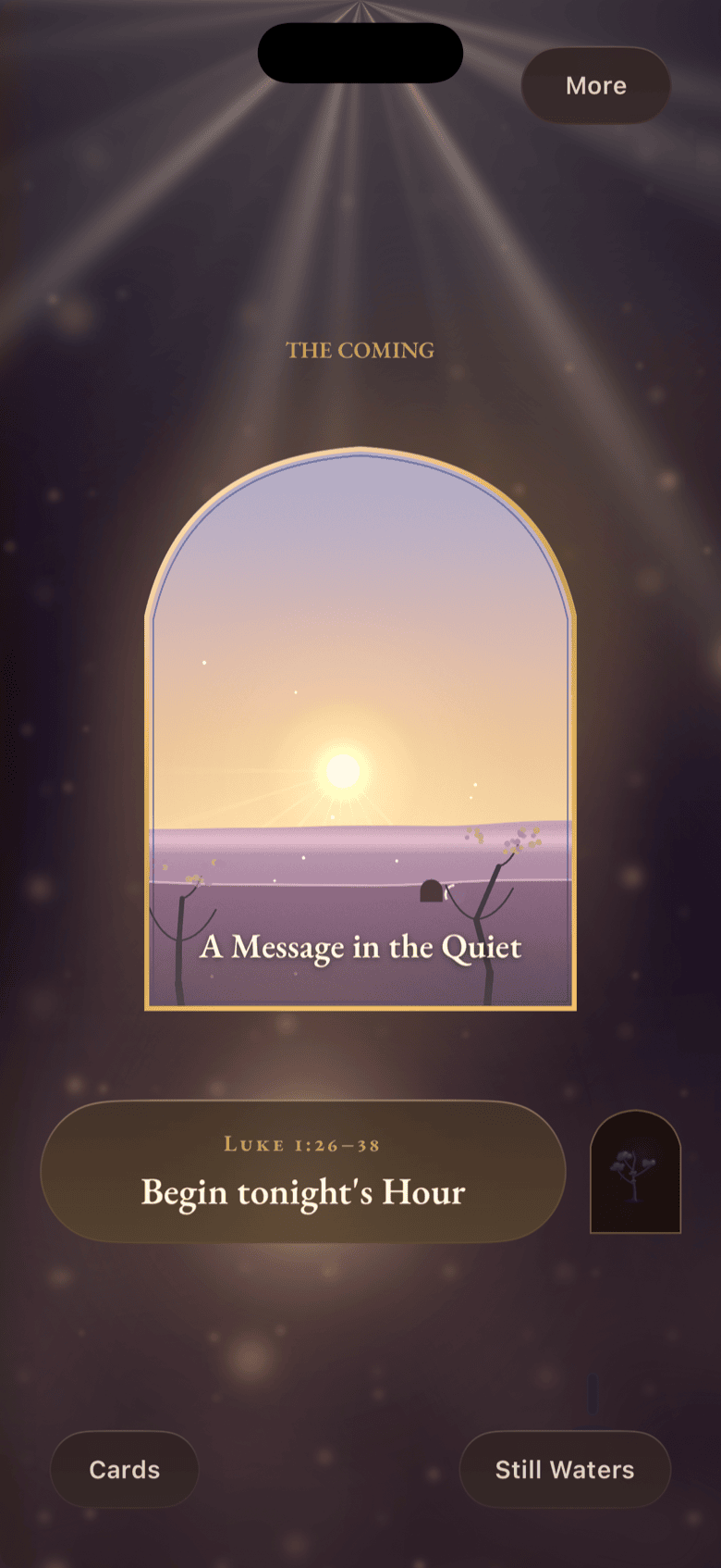 BibleGrow — today's candle